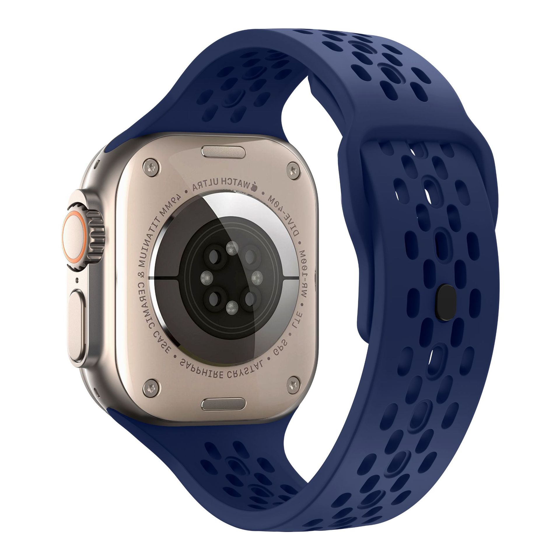 28g Weight Watch Strap Classification Silica Gel Material Mesh Pattern Casual Style Casual Mesh Watch Strap 18