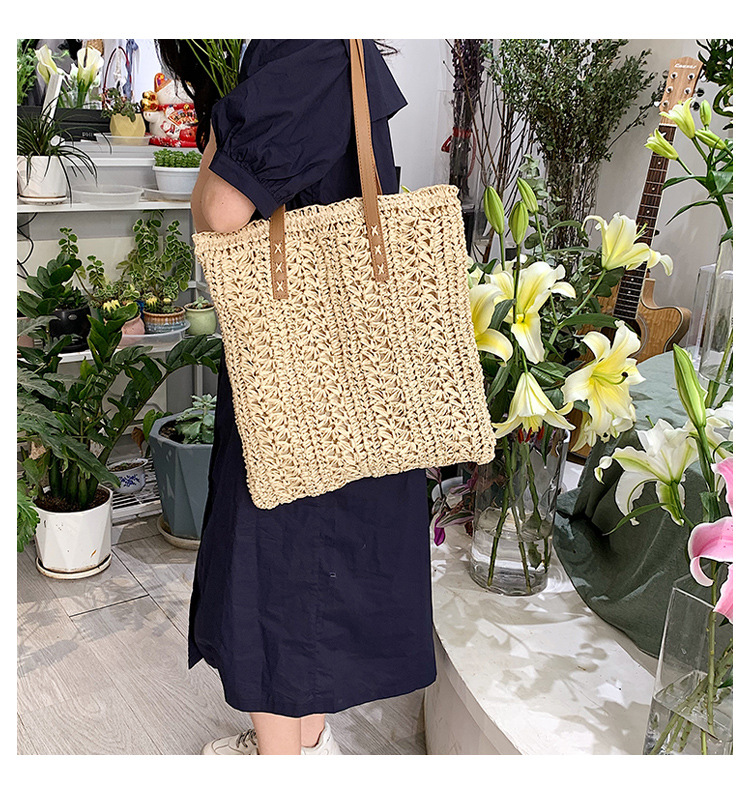 Women's Large Straw Streetwear Straw Bag display picture 4