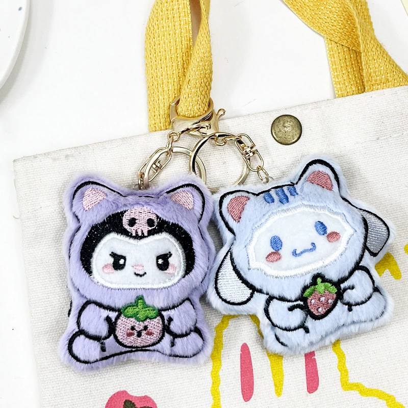 Sanrio, мультяшная плюшевая подвеска, милое украшение для сумки, кукла, подарок на день рождения