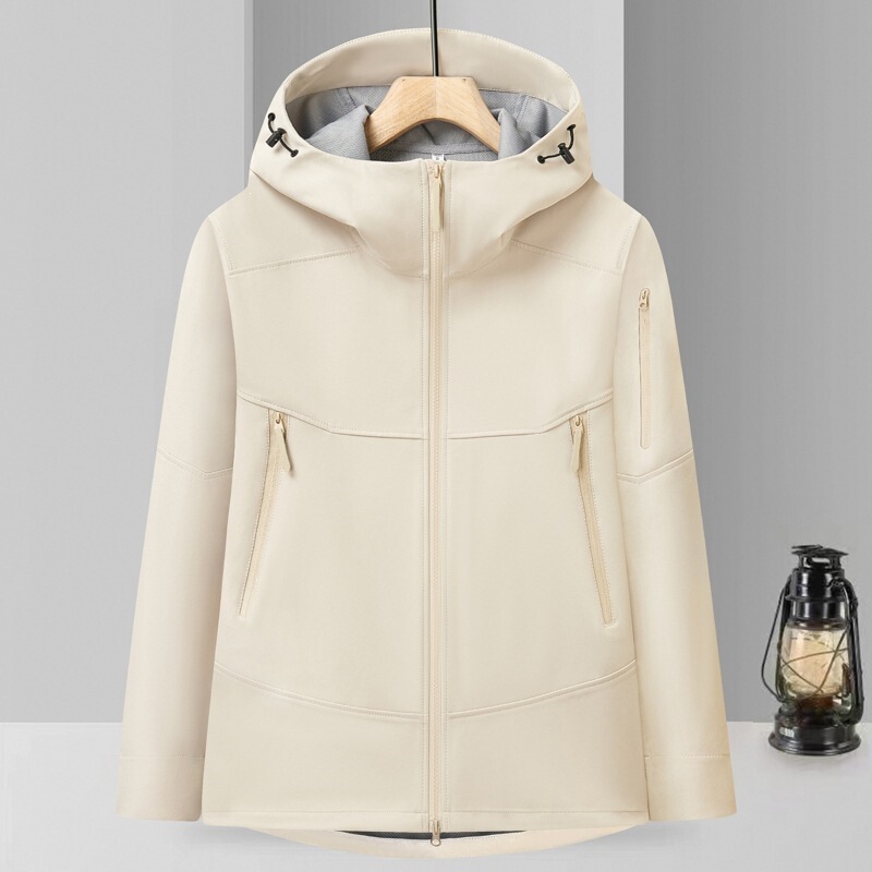 Diyu Shenlong Soft Shell Jacket for Men and Women, Windproof Hooded Spring and Autumn Workwear Jacket for Couples, Men's Outerwear