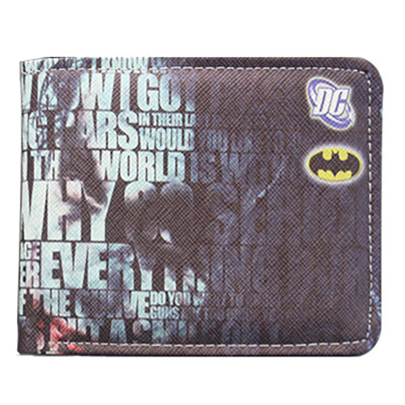 Black Jack Knight billetera corta de dos veces Héroe de dibujos animados estudiante monedero