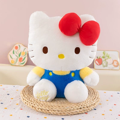 Oyuncaq yastıqlar | Doll Gift - kt-cat-sitting-style-blue-35cm