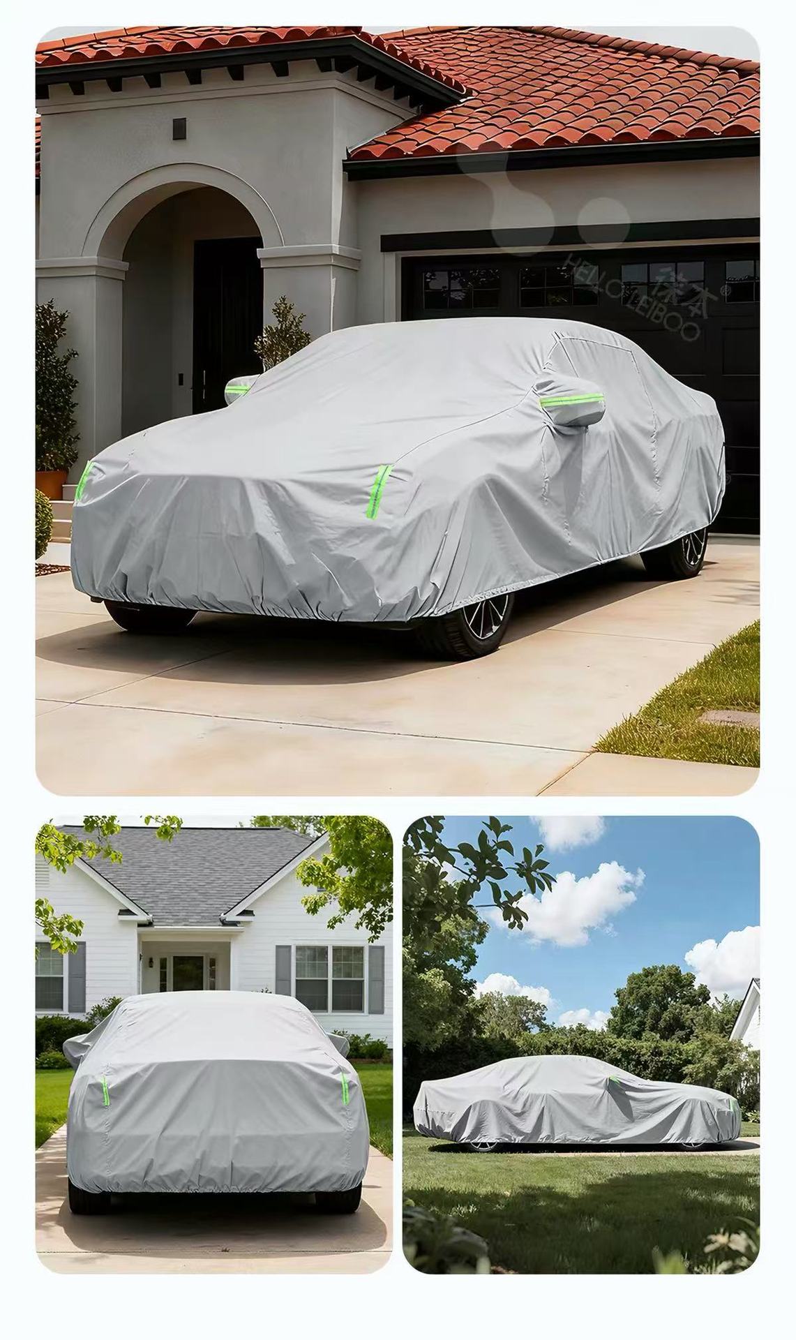 Oxford cloth car cover, sunproof, rainproof, heat-insulating, dustproof, all-season, thickened, hail-resistant, full-coverage, specially designed car cover
