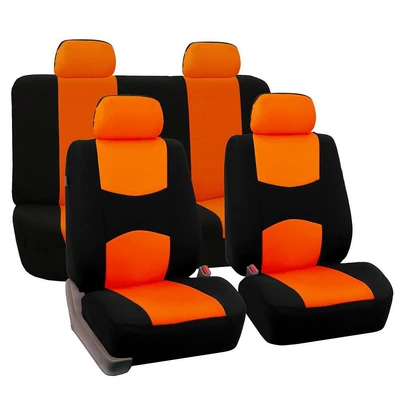 Universal seat cover – Cross-Border Flat Car Seat Covers - orange-9-piece-set-five-seats