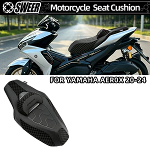 20-24 Yamaha AEROX155 motosiklet modifikasiyası, arxa söykənəcəkli oturacaq yastığı