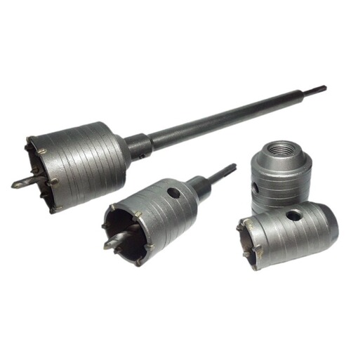 Wall hole opener impact electric hammer connecting rod wall drill bit concrete cement air conditioning pipe drilling expander