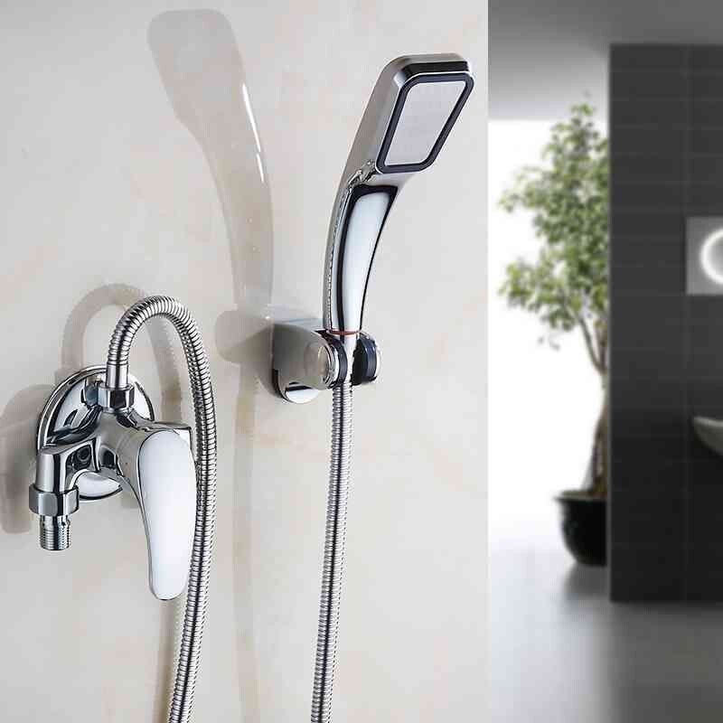Faucet for Bathtub and Shower, Dual-Control Cold Water Solar Water Heater Faucet, Thickened Body, Exposed Hot and Cold Water Mixing Valve Faucet for Bathtub and Shower, Dual-Control Cold Water Solar Water Heater Faucet, Thickened Body, Exposed Hot and Cold Water Mixing Valve