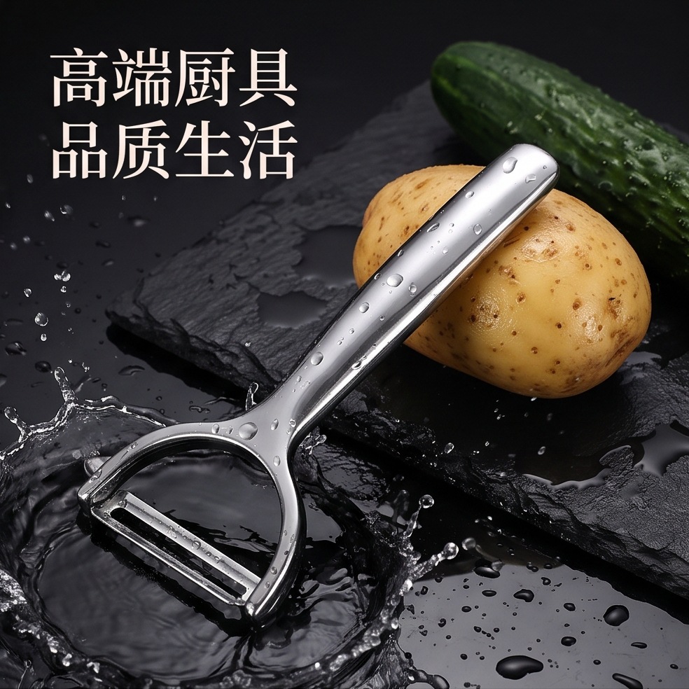 Cuchillo de aleación de zinc de Amazon Manzana Peeling de patata Household multifuncional cuchillo de frutas Peeling image 1