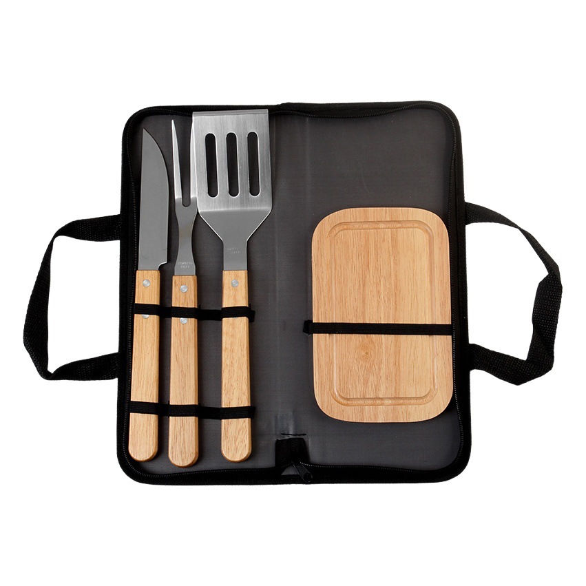 Juego de herramientas para barbacoa al aire libre, accesorios y utensilios para BBQ - Mayorista