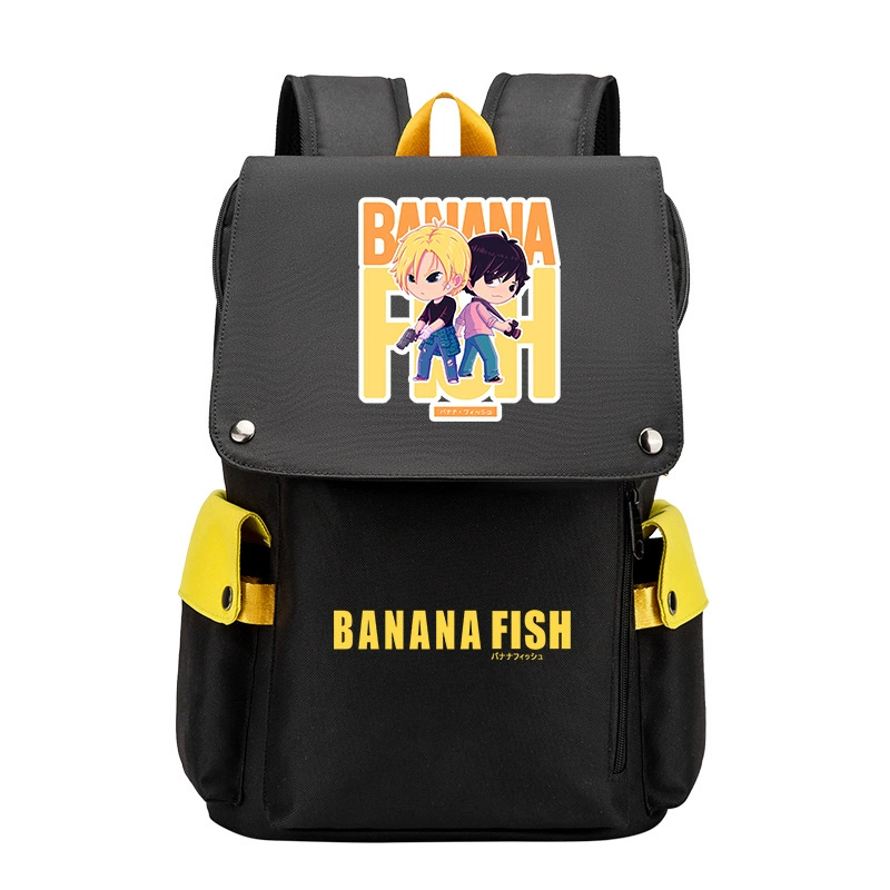 Банановые рыбки Banana Fish, бойцовская борьба, помощь студенту, рюкзак мужской, карикатурный большой объём школьный ранец