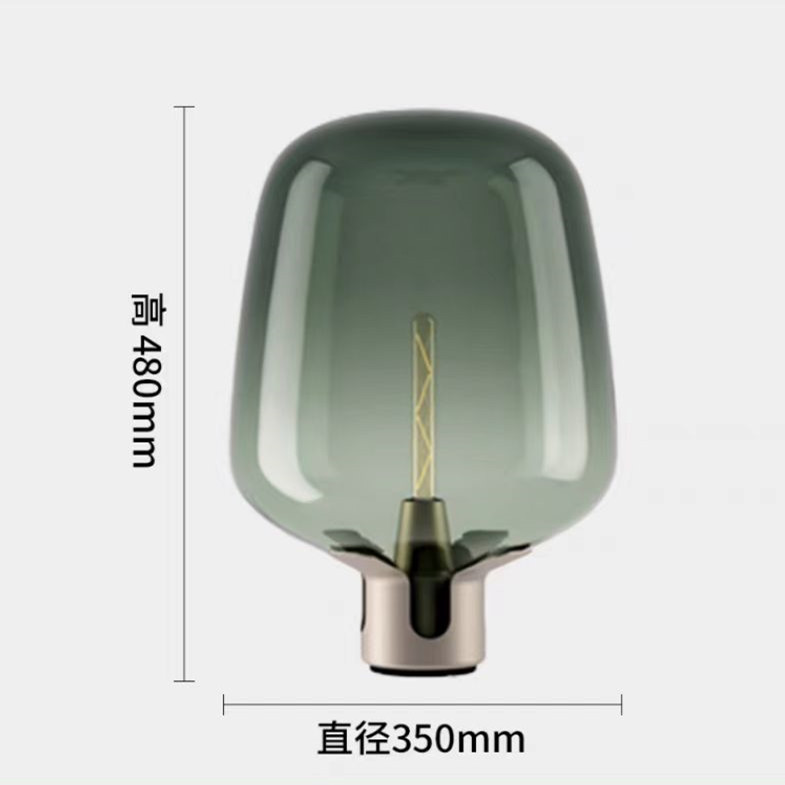 Lámpara de mesa de estudio creativa minimalista posmoderna de fábrica, modelo de diseñador de lujo ligero, lámpara de mesa de decoración de oficina