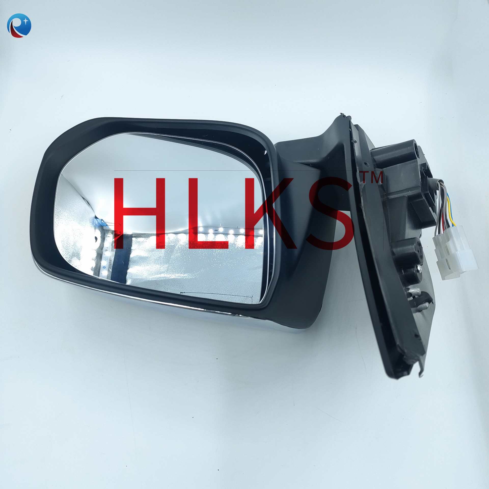 Aplicable a ISUZU Pickup D-MAX10 - Line Reversor Espejo retrovisor galvanizado eléctrico Asamblea de espejo retrovisor RHD
