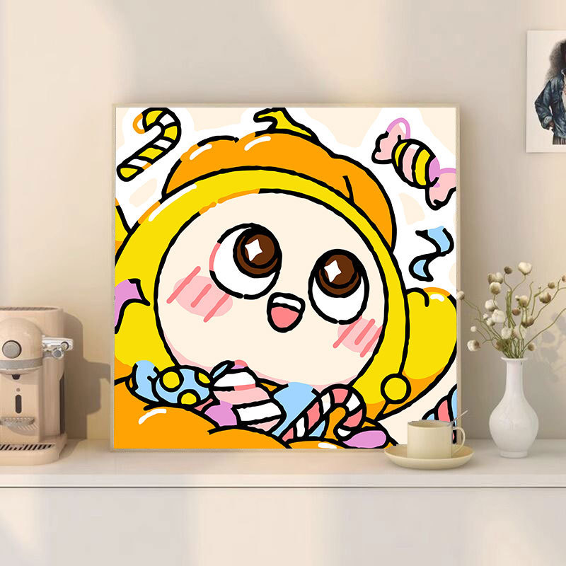ズートピア diy デジタル油絵手描き着色ジュディニック周辺アクリル油絵メーカー卸売|undefined