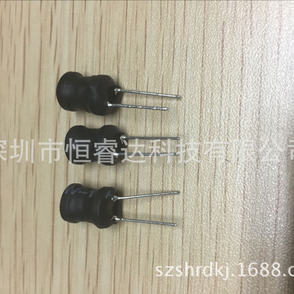 工厂直供直插绕线工字电感 8*10mm-3MH 插件电感线圈0810-302K