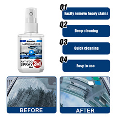 Rayhong3-in-1 Car Antifogging and Deicing Solution for Windshield Front and Rear, Home and Car Use, Rain and Fog Prevention