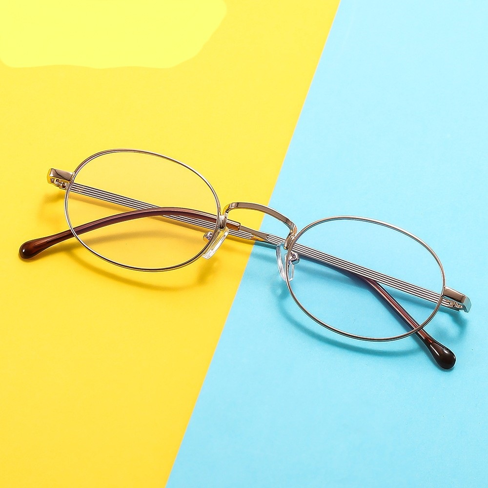 New Middle -aged and Elderly HD Flower Glasses Women's Simple Blu…
