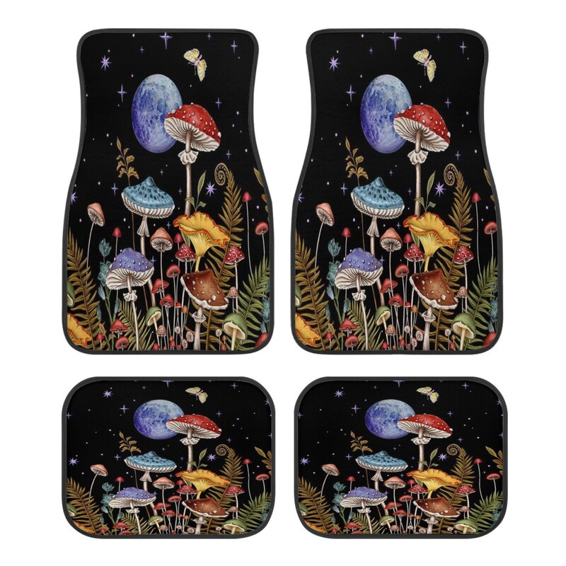 Cross-Border Personalized Car Floor Mats, Crystal Velvet Wear-Resistant Car Interior Protection Mats, Universal Floor Mats, Four-Piece Set, Temu Dropshipping