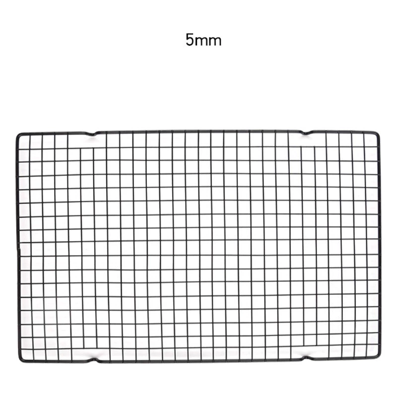 Выпечка торта Охлаждающая стойка прямоугольная сетка маленькое отверстие 40*25 складная стойка для хлеба не липкая холодная сетка заводской пятно