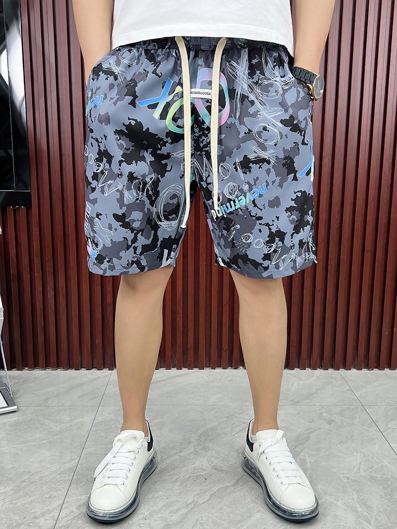 Sneldrogende hardloopshorts voor heren van 12,7 cm (5 inch) - Ademende sportshorts met trekkoord voor de sportschool en het strand._voghion.com