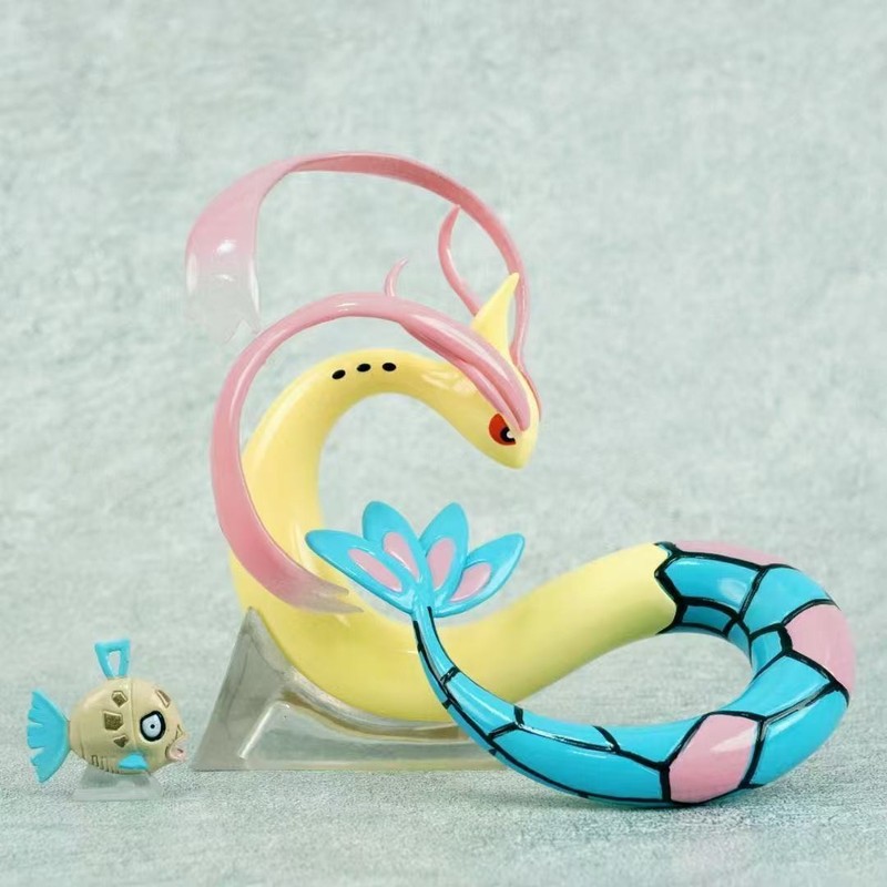 メナス進化グループ ペットエルフ ポケモンフィギュア メナス ユッキーフィッシュ アニメフィギュア|undefined