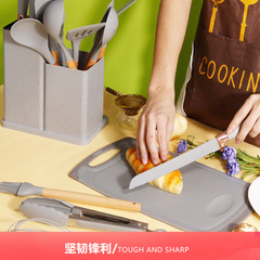 Silicone Spatula and Soup Spoon 19-Piece Set Food-Grade Non-Stick Pan Silicone Spatula and Knife Silicone Kitchen Utensil Set Wholesale