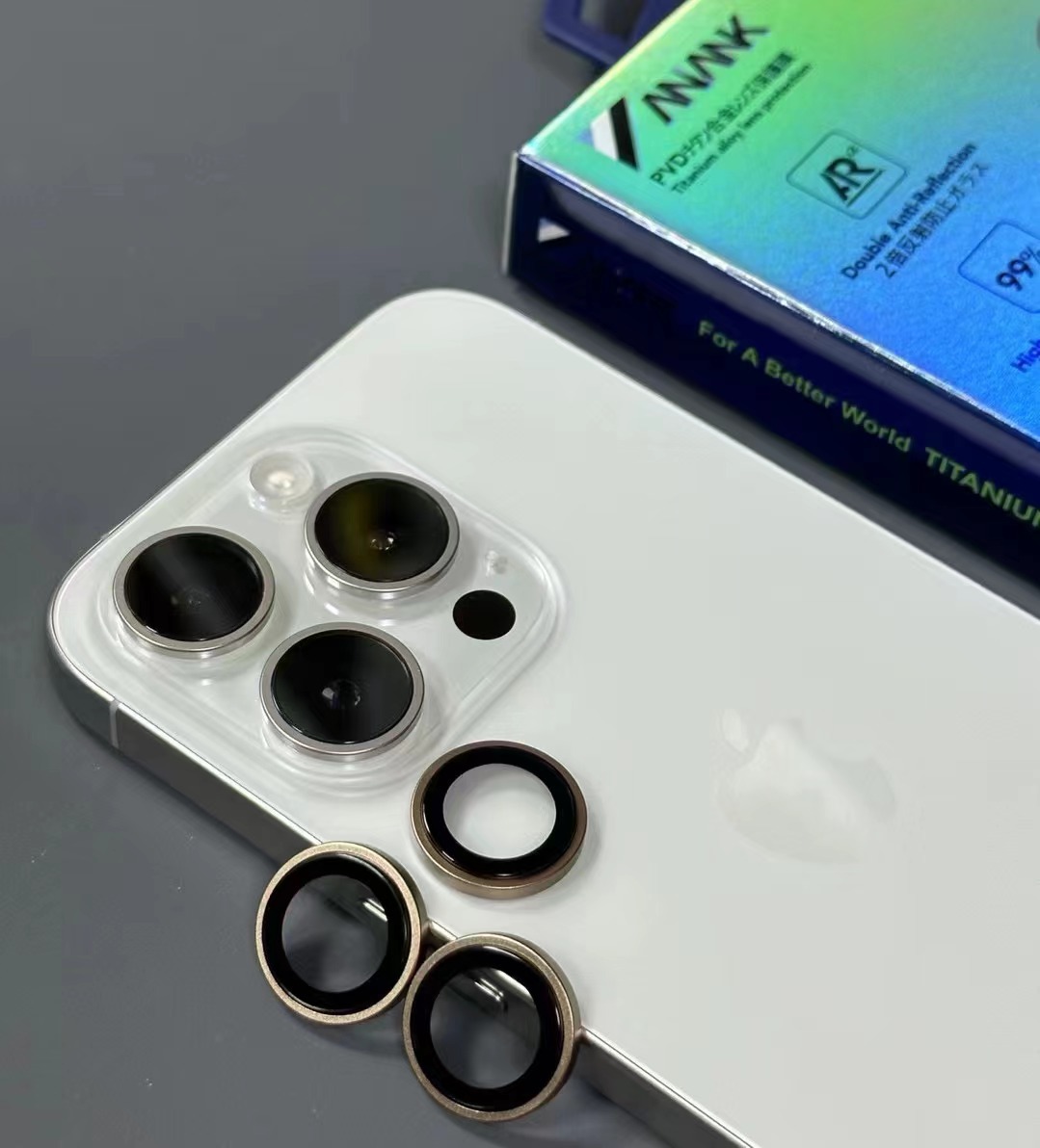 Aplicable a ANANK Apple 16promax lente película 15 / 14plus cámara de alta definición transparente ojo de halcón pegatina de posicionamiento