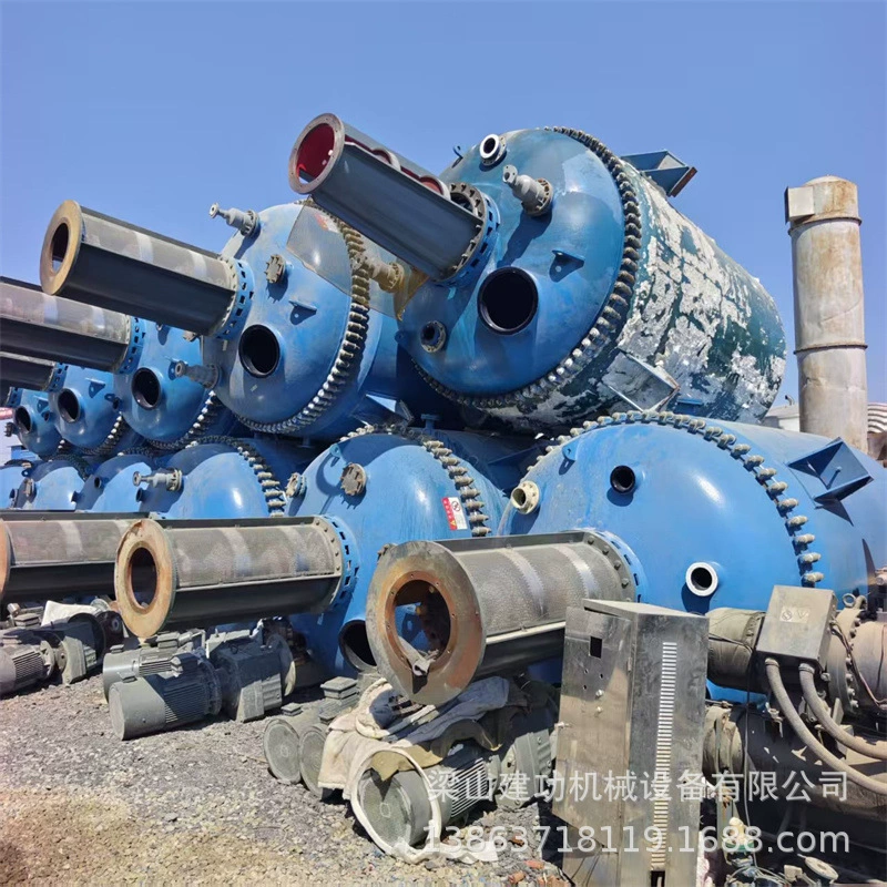 Б/у 15 кубических эмалированных реактора, емкость для химических реакций, эмалированный, большой емкости, эмалированный мешалка, переработка