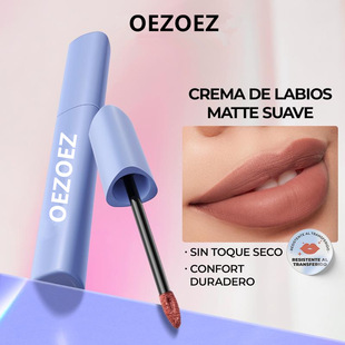 Cross-Border Popular Tk Popular Temu Popular Lip Gloss Long-Lasting Waterproof Non-Stick Cup Soft Matte Matte Lip Gloss