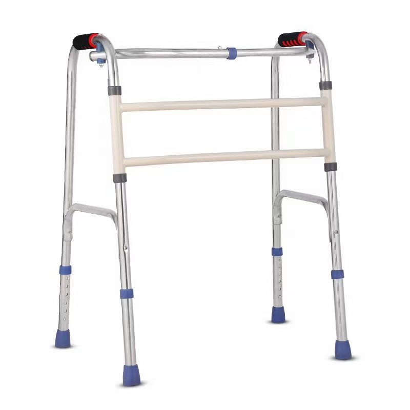 Suministro de fábrica ayuda para caminar aleación de aluminio ayuda para caminar rehabilitación ayuda para caminar discapacitados ancianos ayuda para caminar de acero inoxidable ayuda para caminar