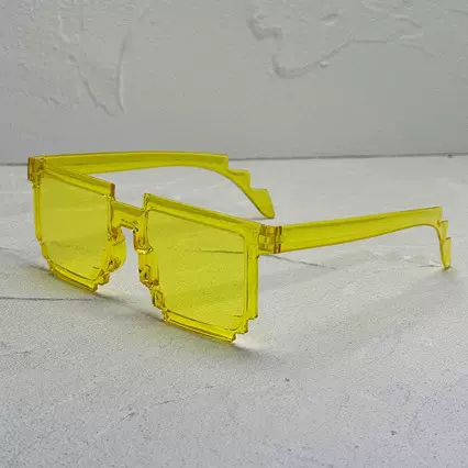 马赛克眼镜自拍搞怪抖音网红同款时尚派对墨镜地摊个性潮流太阳镜