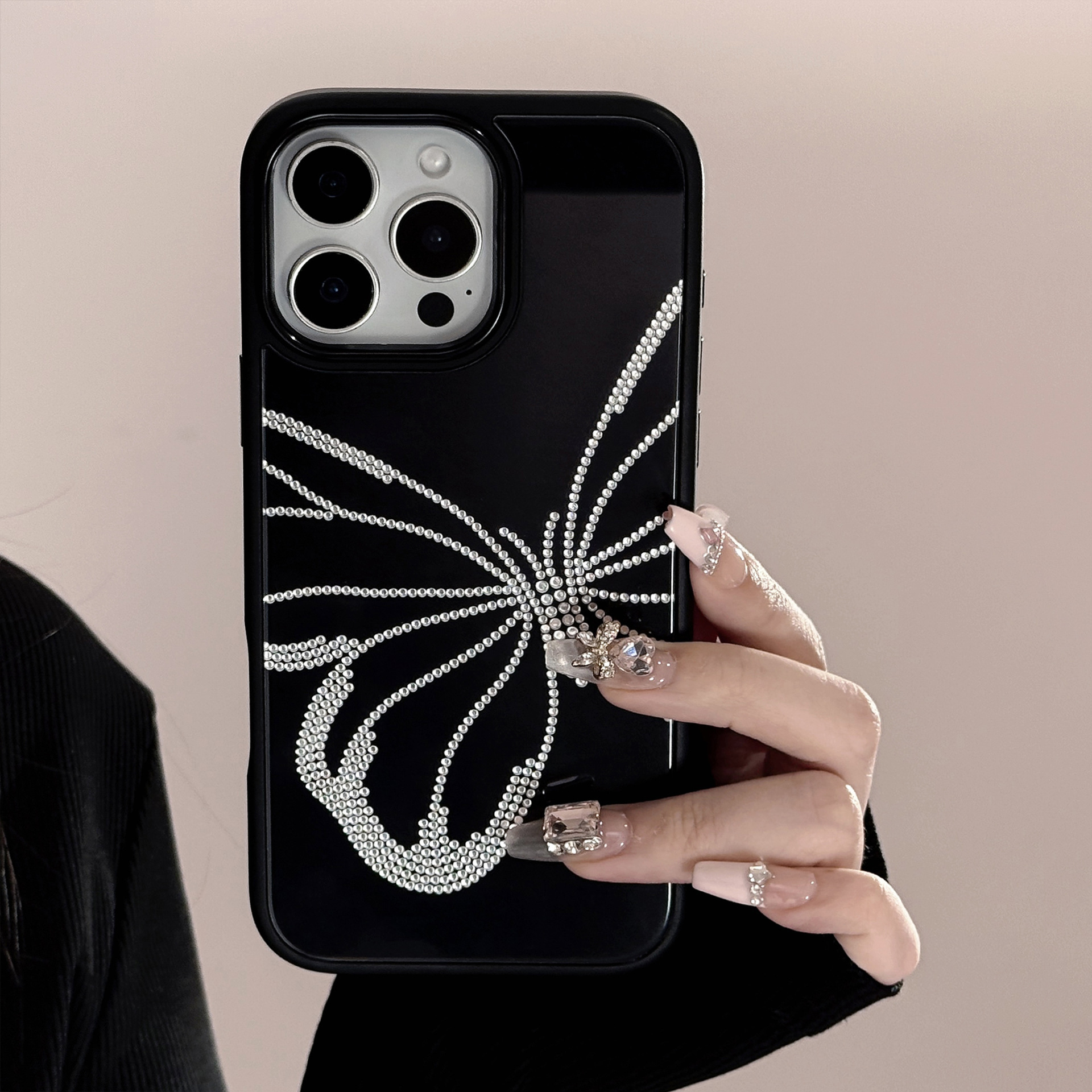 Schutzhülle für iPhone 17, 16, 15, 14, 13, 12, 11 Pro, Pro Max Plus, vergoldete Schmetterlings-Handyhülle für iPhone 15 Pro Max und 14_voghion.com