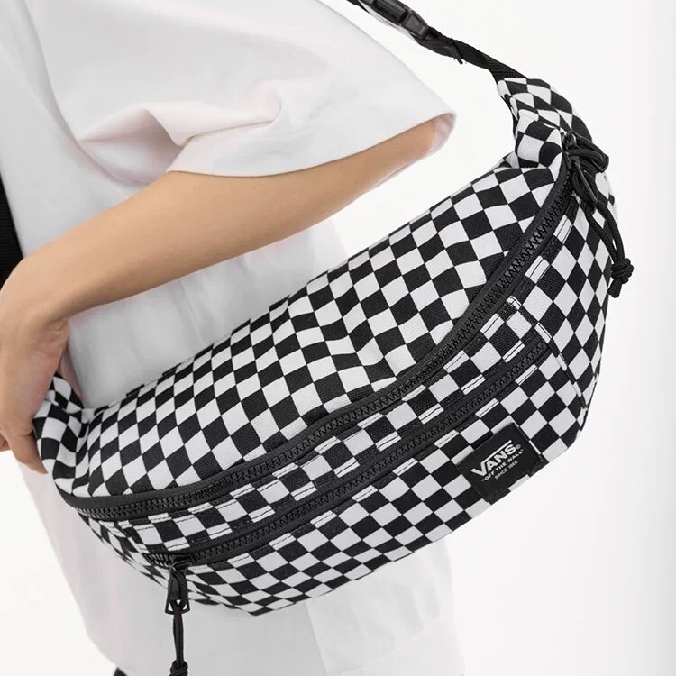 V@Ns Unisex Retro Fashion Checkerboard Long Bag Crossbody Bag Casual Chest Bag Waist Bag Multi-Purpose V@Ns Unisex Retro Fashion Checkerboard Long Bag Crossbody Bag Casual Chest Bag Waist Bag Multi-Purpose