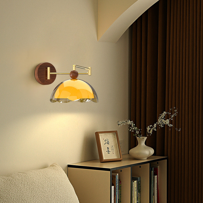 Dormitorio estudio telescópico moderno móvil medieval decoración mecedor estilo antiguo cabeza de cama de alto nivel lámpara de pared de pared lámpara de pared pared