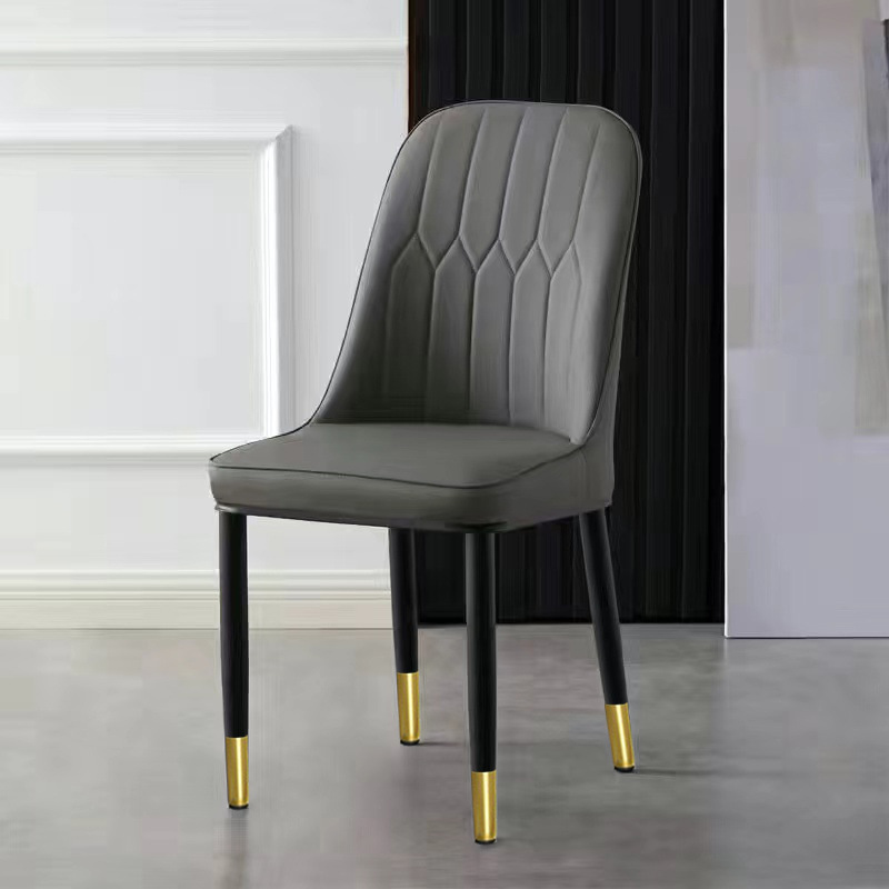 Silla de paquete suave, hotel en casa, silla de recepción de negociación, silla de respaldo de paquete suave simple moderna al por mayor, mesa y silla de comedor de ocio