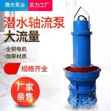 轴流泵大流量立式潜水农田灌溉大功率防汛抗旱大口径排涝泵潜水泵