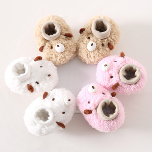 2024 Baby Foot Cover Spring and Autumn Newborn Sleeping Foot Cover 0-12 Months Baby Winter Warm fleece-lined Shoes