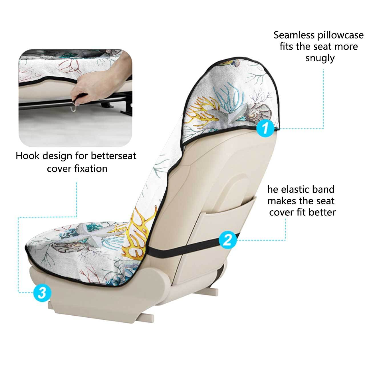 Marine seat towel cover front seat protector suitable for gym and exercise, universal for all seasons and car use