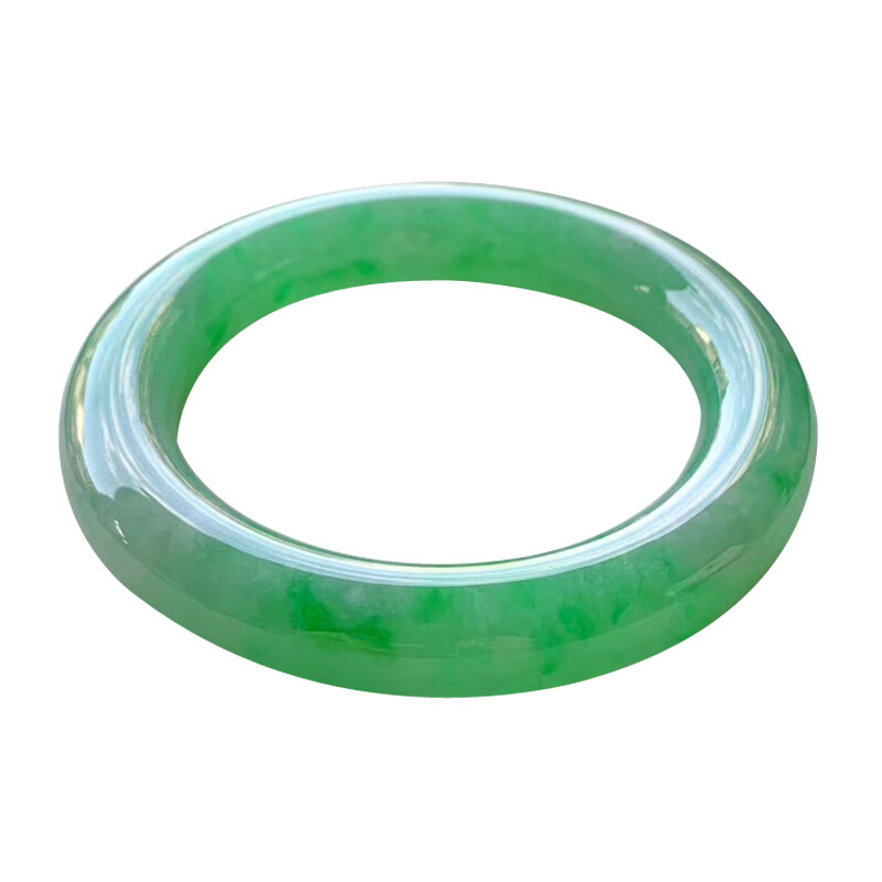 Naturlig burmesisk typ A Jadeitarmband Jadearmband_voghion.com