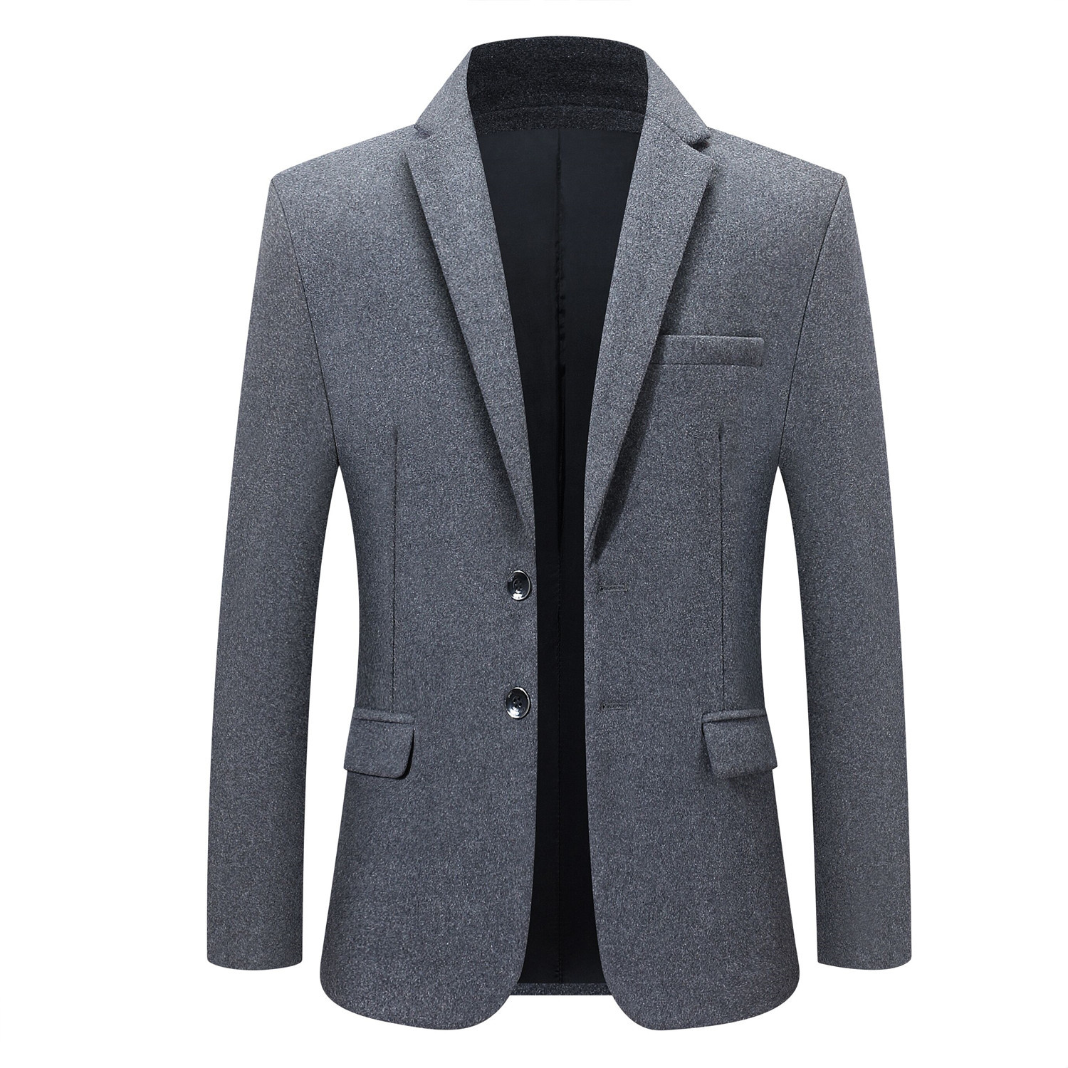 2023 Otoño e Invierno nuevos hombres traje de mediana edad papá de los hombres traje engrosado casual chaqueta de los hombres al por mayor