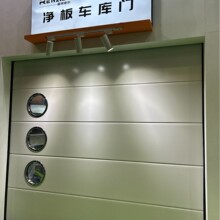 家用别墅翻板车库门翻板净版门彩钢发泡车库门现代门静音电动遥控