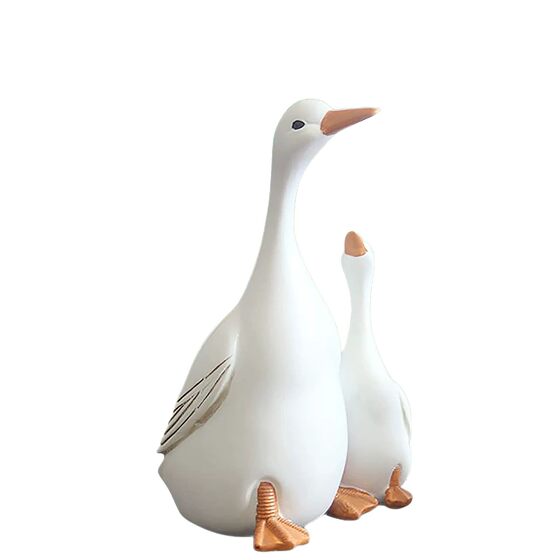 Cross-border New Product Garden Decoration Simulation Mother Duck Pastoral Creative Decoration Courtyard Decoration Micro Landscape Decoration