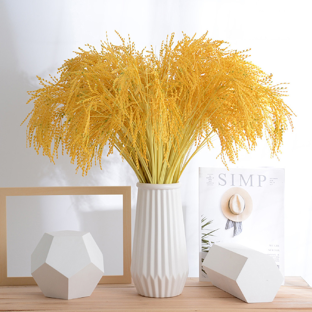 仿真綠植稻穀室內造景植物裝飾家居仿真花燕舞假花批發道具