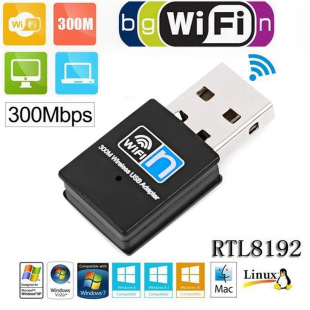 300M wireless network card RTL8192 usb wifi mini wireless network card computer usb wireless receiver