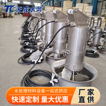 生化池用潜水搅拌器 污水处理潜水推流器 加药搅拌器 框式搅拌机