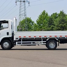 重汽豪沃蓝牌平板拖车价格(国4大泵自卸车福田箱式车出口