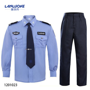 [LANLUOKE/Blue Locke] Security clothing summer suit (including epaulets)\LLK-G0114B