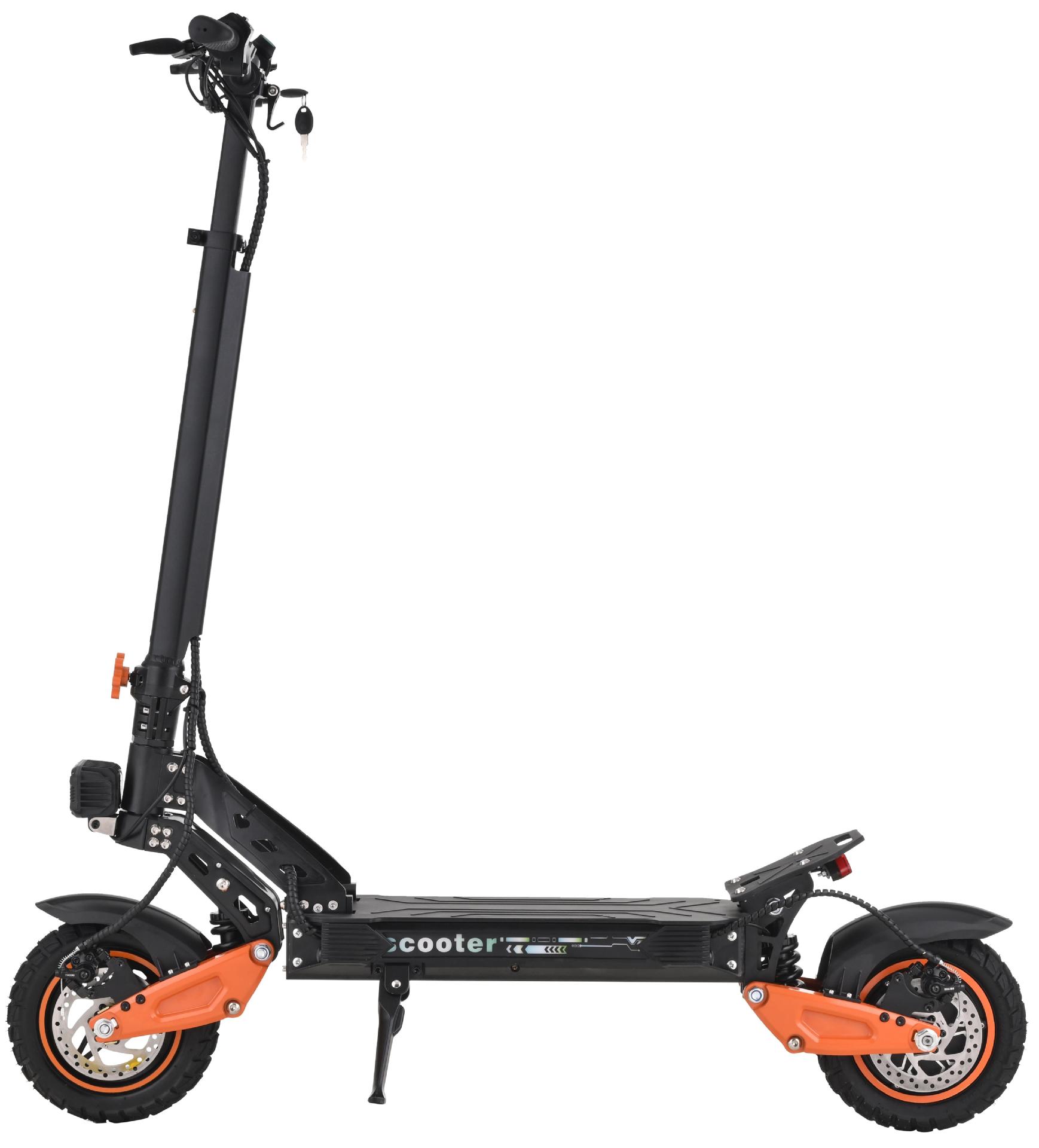 New Hot-Selling 48V Lithium Battery Electric Scooter, Foldable Two-Wheeled Adult Mini Folding Mobility Scooter