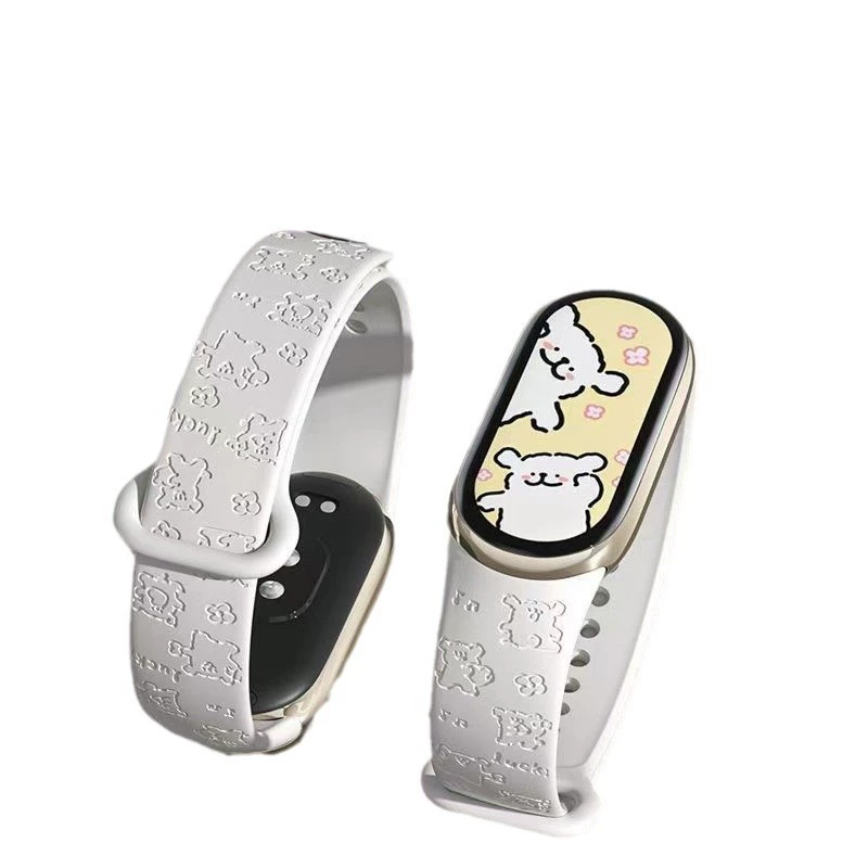 Подходит для ремешка Xiaomi Mi Band 9 8/7/6/5/4/3 универсальная NFC версия милая умная запястье