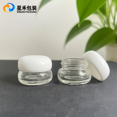 厂家批发蘑菇型唇膜罐果冻唇泥可批发眼霜液体眼影腮红面霜分装瓶