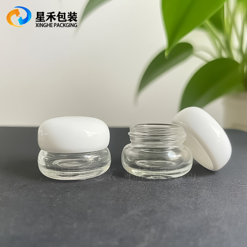厂家批发蘑菇型唇膜罐果冻唇泥可批发眼霜液体眼影腮红面霜分装瓶|undefined
